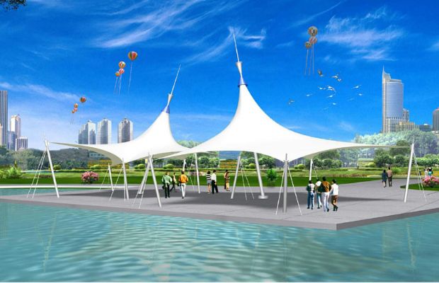 商店門頭膜結(jié)構(gòu)